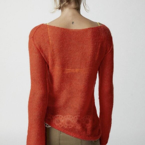 URBAN OUTFITTERS Santiago Semi-Sheer Sweater - Picture 2 of 9